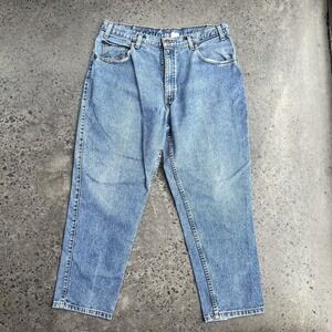 Vintage Levis Loose Jeans Mens 38x29 Blue Denim Made USA Light Wash Baggy 90s